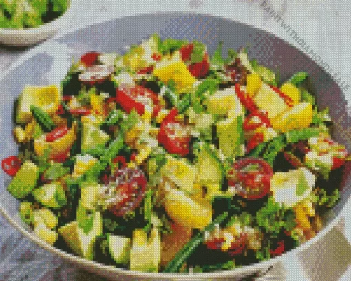 Summer Vegetable Salad Diamond Painting