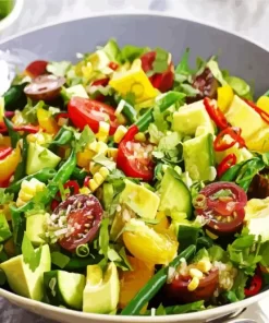 Summer Vegetable Salad Diamond Painting