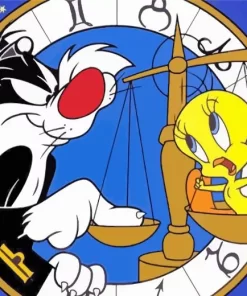 Sylvester And Tweety Bird Diamond Painting