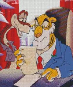 TaleSpin Shere Khan Diamond Painting