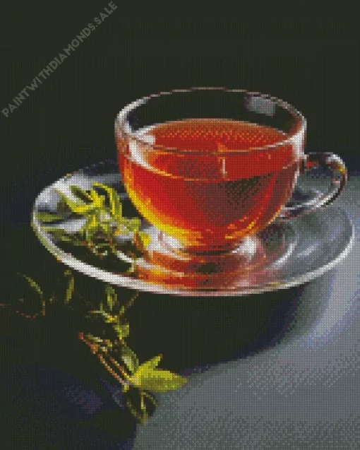 Tea With Herbs Diamond Painting