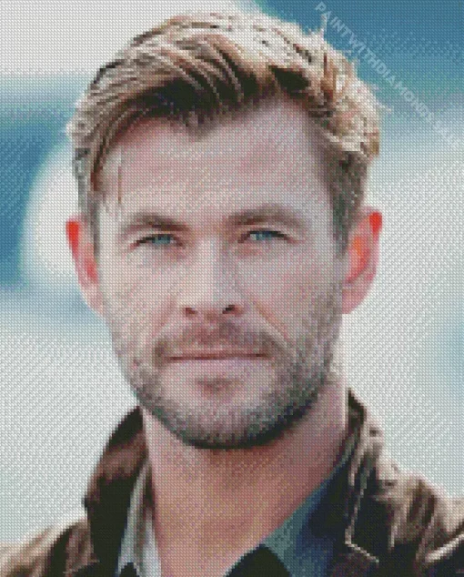 The Actor Chris Hemsworth Diamond Painting