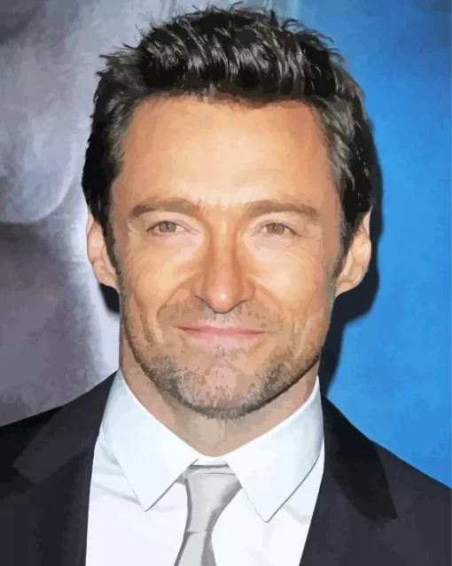 The Actor Hugh Jackman Diamond Painting