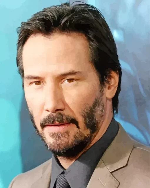 The Actor Keanu Reeves Diamond Painting