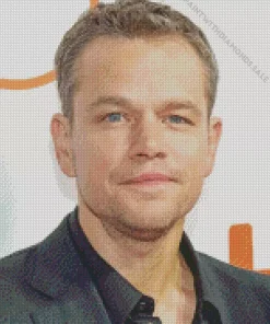 The Actor Matt Damon Diamond Painting