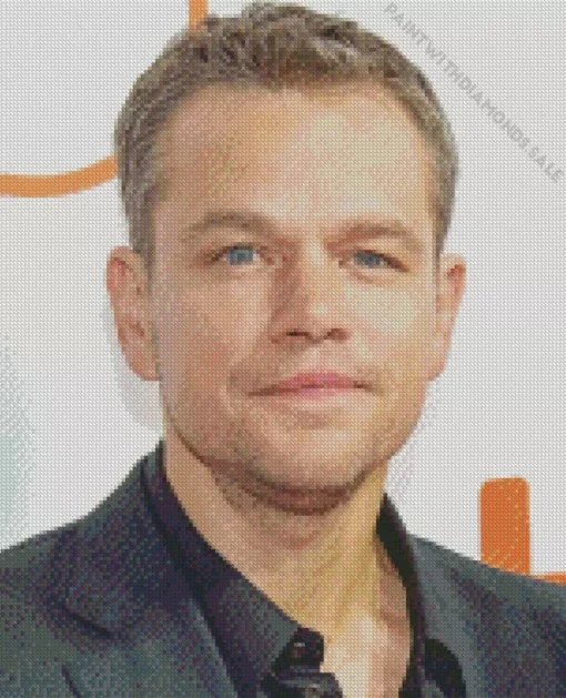 The Actor Matt Damon Diamond Painting