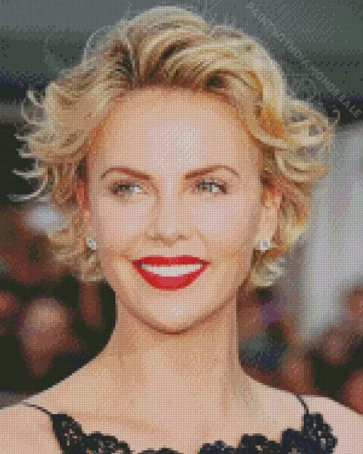 The Actress Charlize Theron Diamond Painting