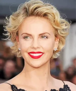 The Actress Charlize Theron Diamond Painting