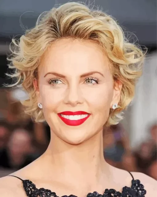 The Actress Charlize Theron Diamond Painting