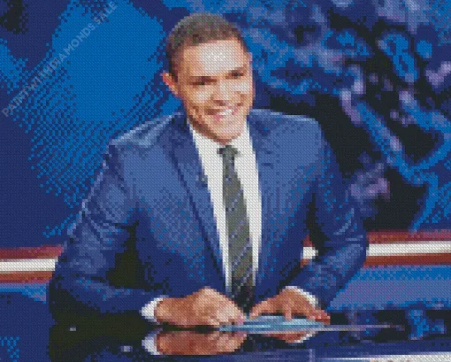 The Daily Show Trevor Noah Diamond Painting