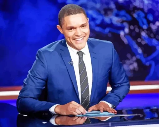 The Daily Show Trevor Noah Diamond Painting