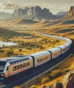 The Diyarbakir Express Landscape Diamond Painting