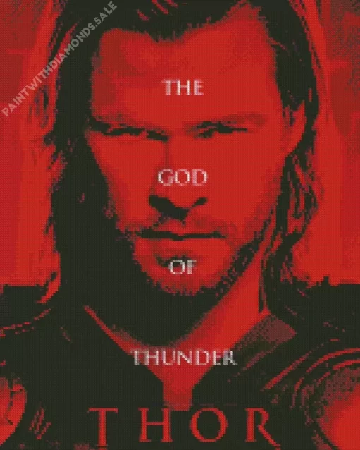 The God Of Thunder Thor Diamond Painting