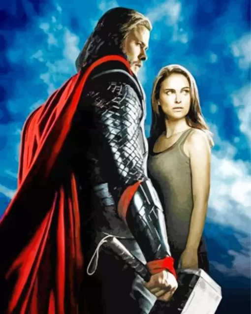 Thor And Jane Diamond Painting