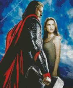 Thor And Jane Diamond Painting