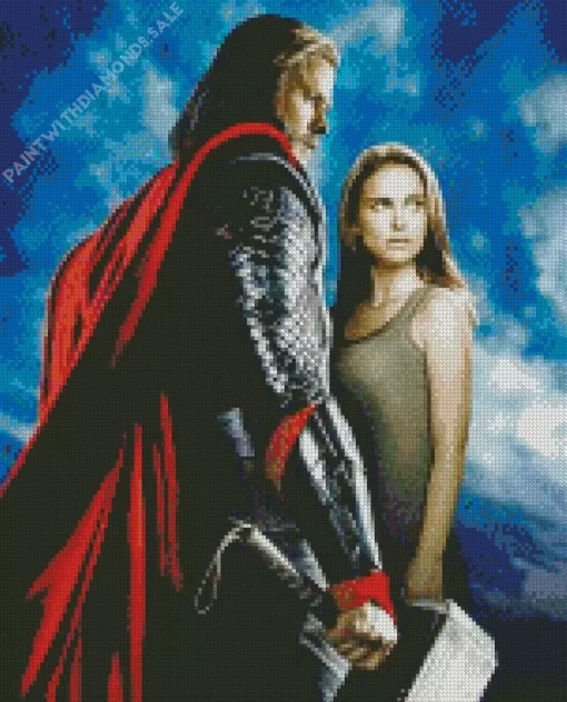 Thor And Jane Diamond Painting