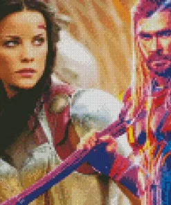 Thor And Sif Diamond Painting