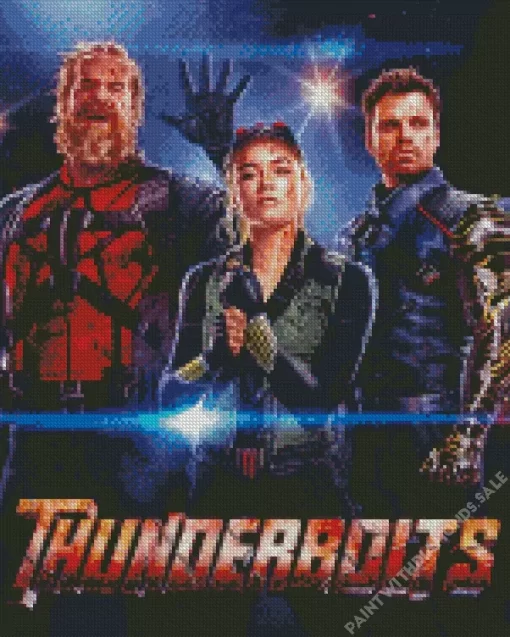 Thunderbolts Film Poster Diamond Painting