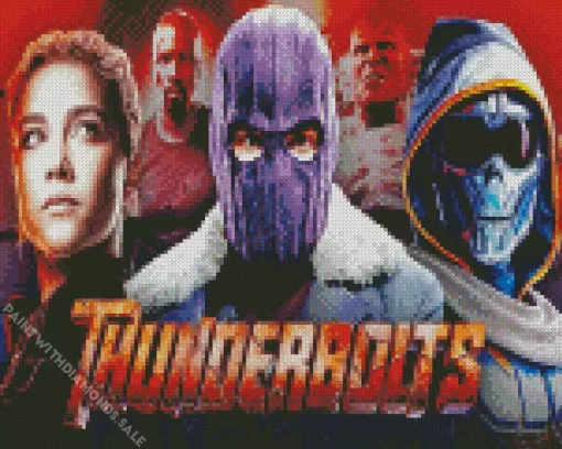 Thunderbolts Marvel Studios Diamond Painting