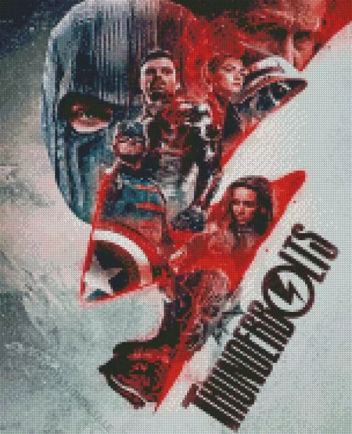 Thunderbolts Poster Diamond Painting