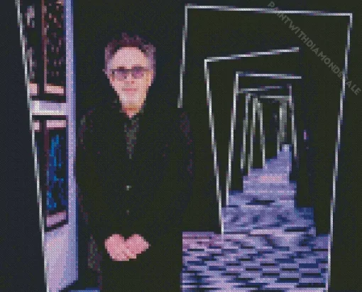 Tim Burton In London Museum Diamond Painting