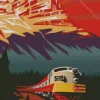 Train Poster Diamond Painting