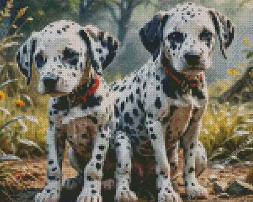 Two Dalmatians Diamond Painting