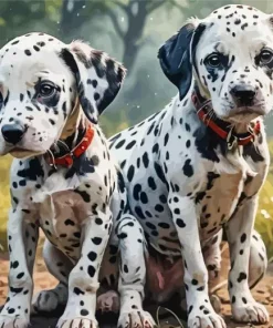 Two Dalmatians Diamond Painting