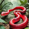 Two Red Viper Snakes Diamond Painting