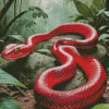 Two Red Viper Snakes Diamond Painting