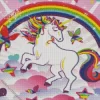 Unicorn With Rainbow Diamond Painting