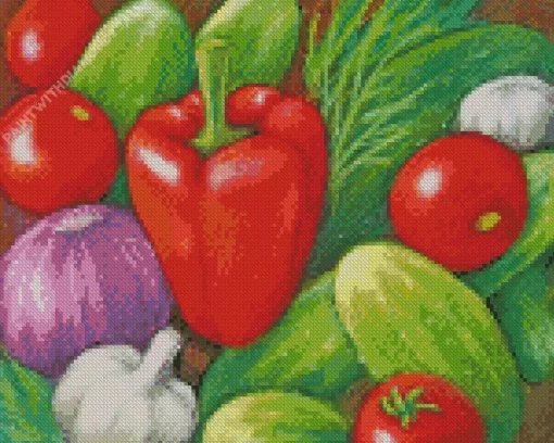 Vegetables Still Life Diamond Painting