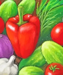 Vegetables Still Life Diamond Painting