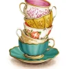 Vintage Teacups Diamond Painting