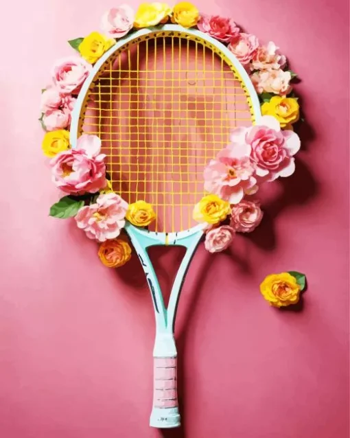 Vintage Tennis Racket Diamond Painting