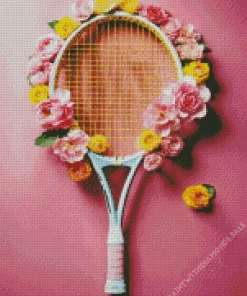 Vintage Tennis Racket Diamond Painting