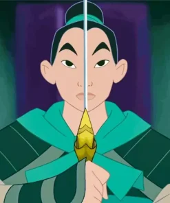 Warrior Mulan Diamond Painting