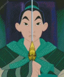 Warrior Mulan Diamond Painting