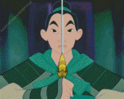 Warrior Mulan Diamond Painting