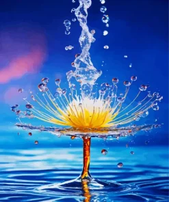 Water Drop And Dandelion Diamond Painting