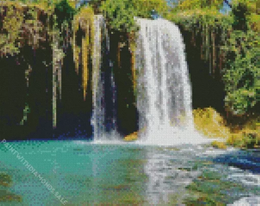 Waterfall Antalya Diamond Painting