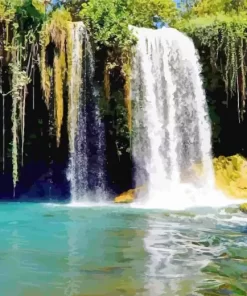 Waterfall Antalya Diamond Painting