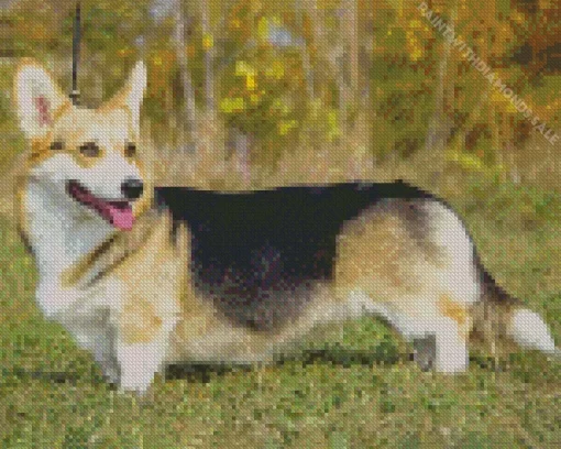 Welsh Corgi Side View Diamond Painting