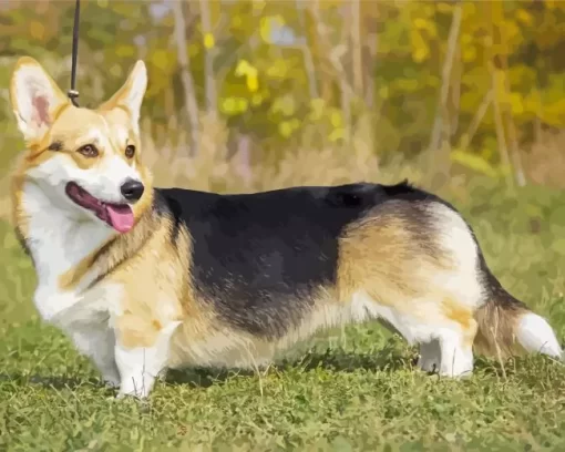 Welsh Corgi Side View Diamond Painting