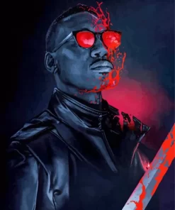 Wesley Snipes Blade Diamond Painting