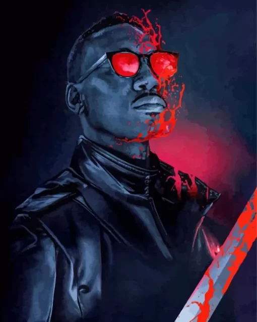 Wesley Snipes Blade Diamond Painting