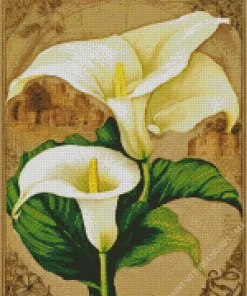 White Calla Lilies Diamond Painting