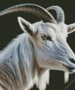 White Goat Diamond Painting