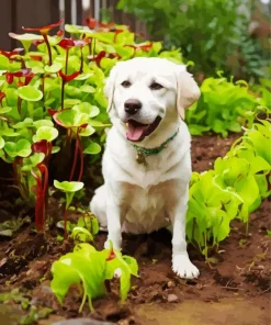 White Labrador Dog Diamond Painting