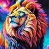 Wild Colorful Lion Diamond Painting